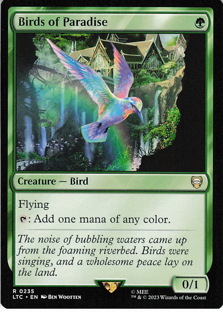 Birds of Paradise Normal R Commander: The Lord of the Rings: Tales of Middle-ear