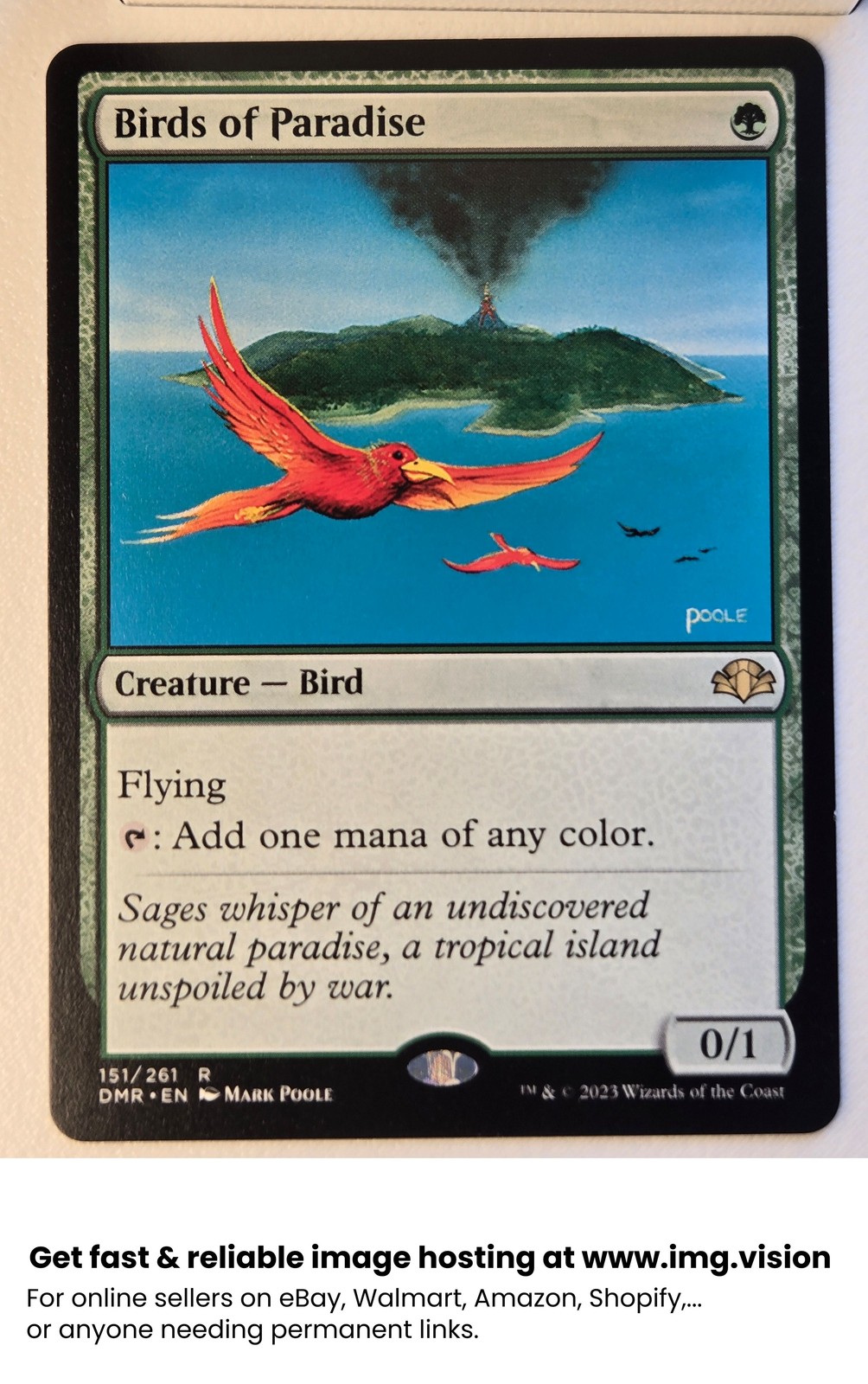 Birds of Paradise #151 – Dominaria Remastered – MTG – NM