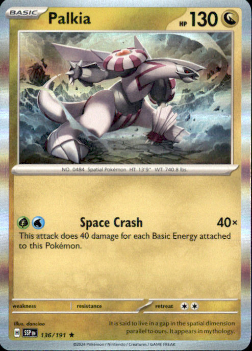 Palkia Holo Rare SV08: Surging Sparks 136/191 NM danciao 2024