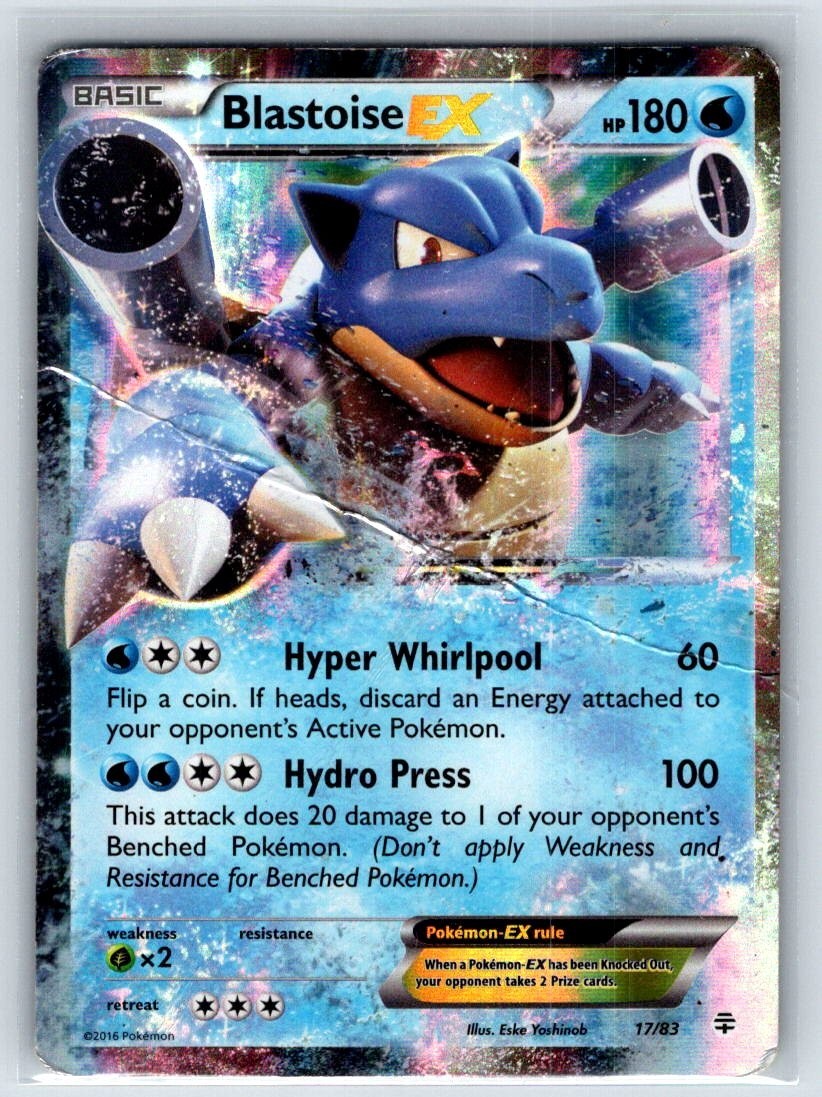 Blastoise EX 17/83 Generations Holo DMG