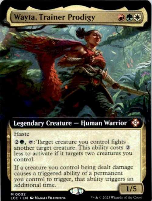 Wayta, Trainer Prodigy (Extended Art) Commander: The Lost Caverns of Ixalan NM