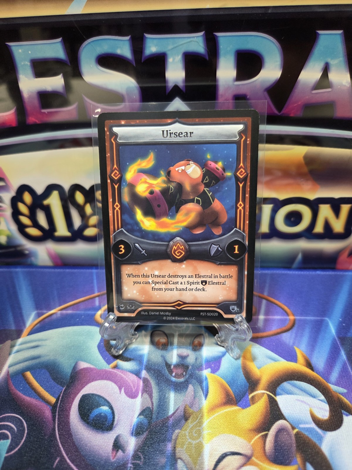 Elestrals TCG Ursear *ERROR* Firestorm Starter Deck