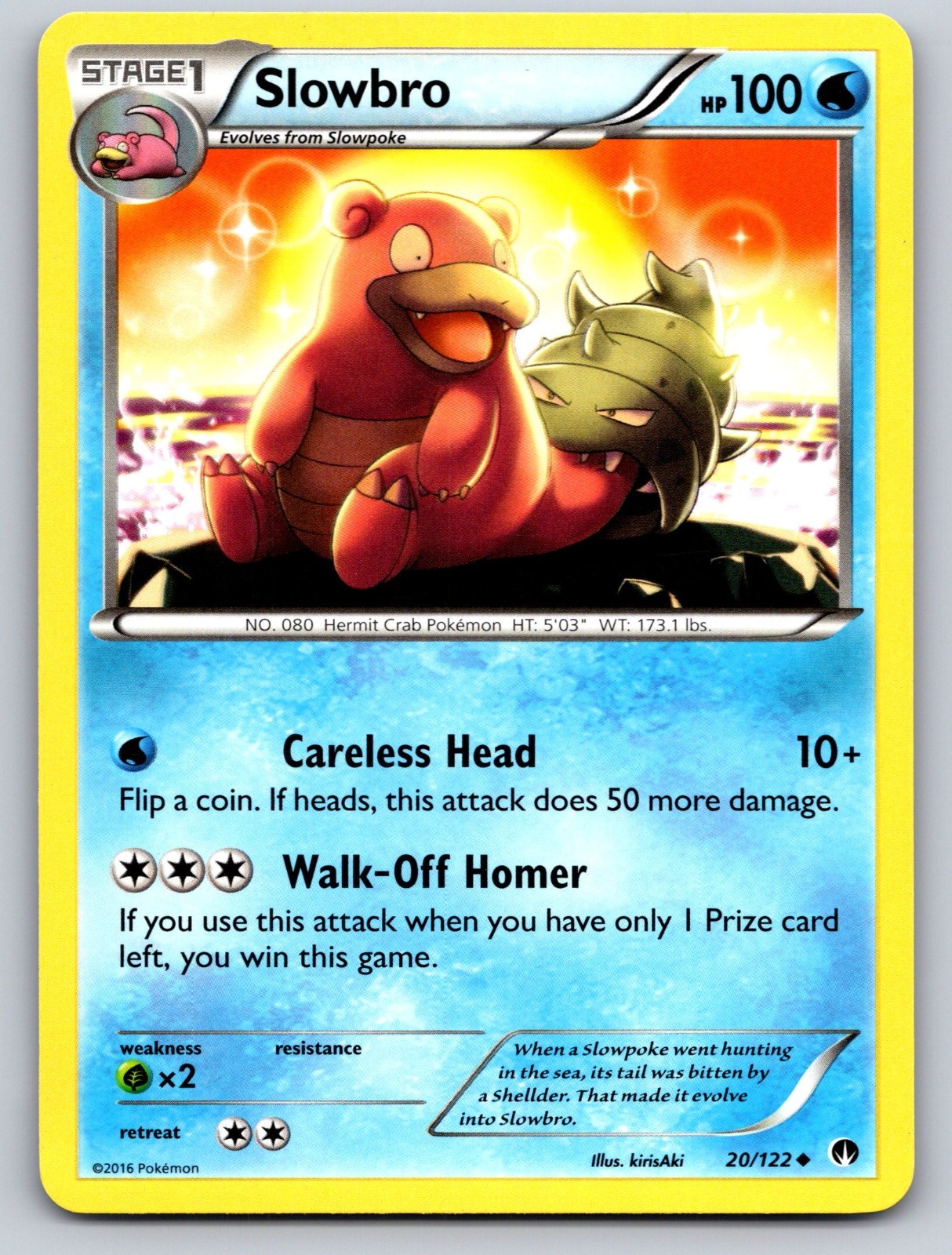 Slowbro 20/122 Breakpoint Regular LP
