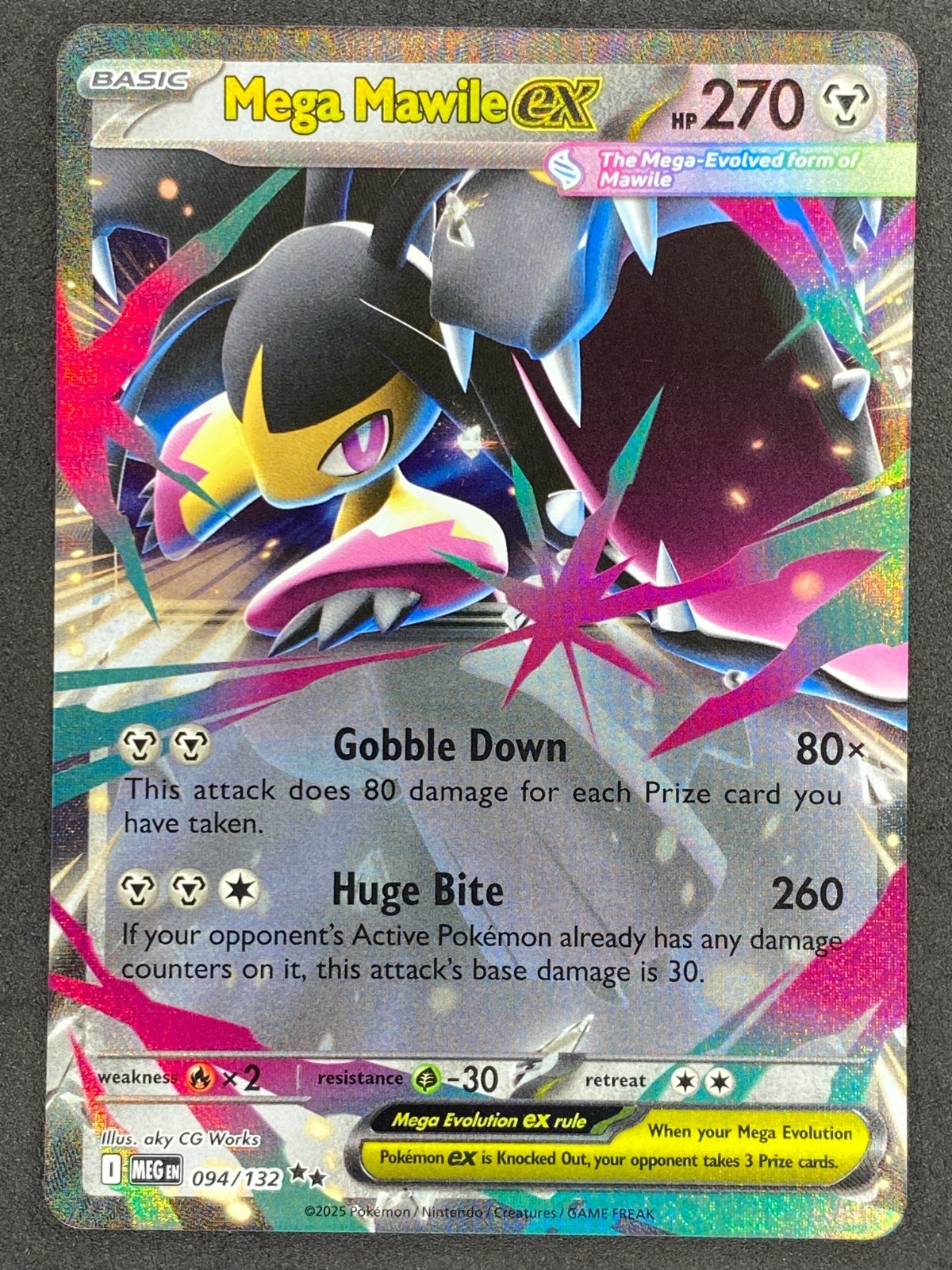 Pokémon Mega Mawile ex 094/132 MEG Mega Evolution NM
