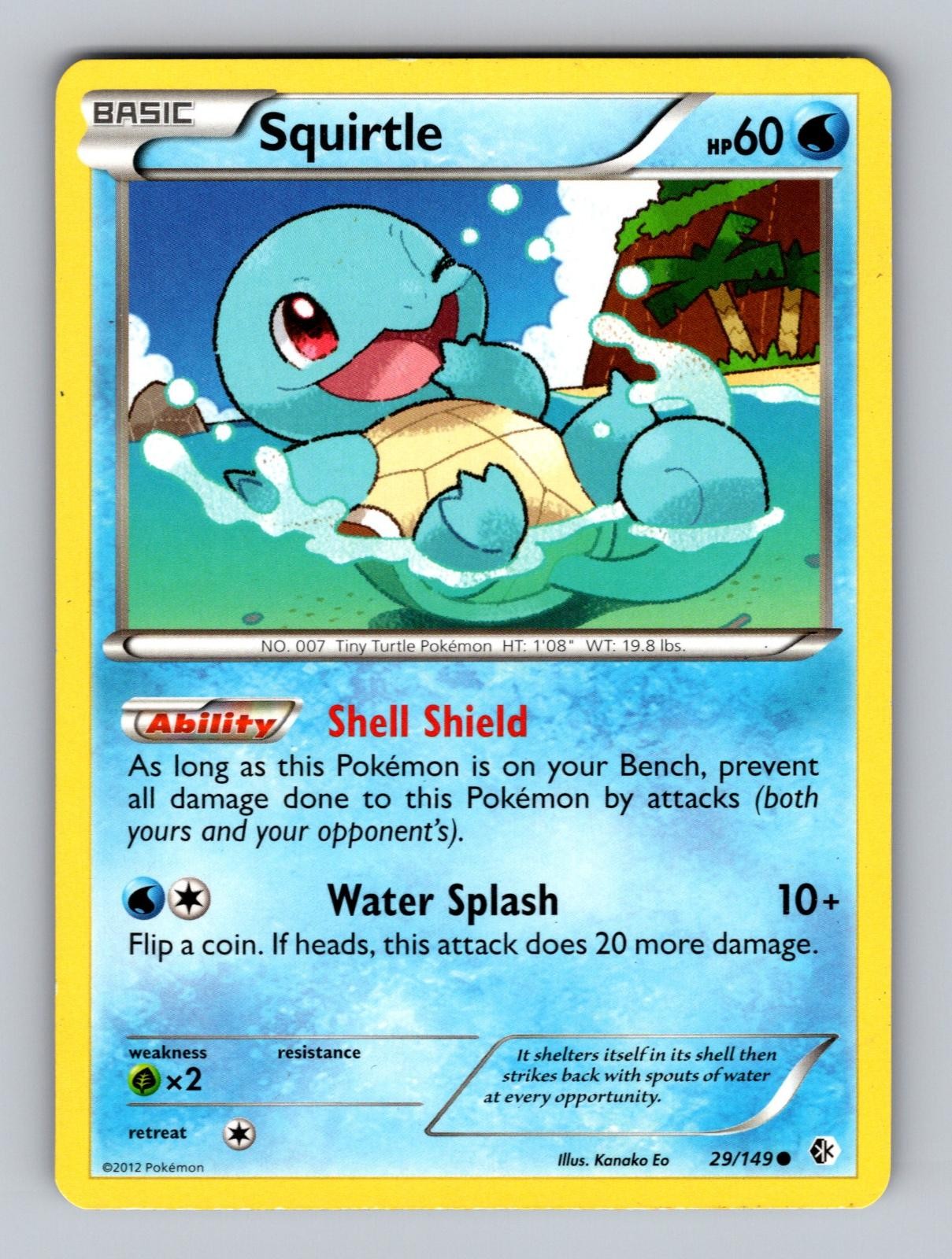 Squirtle 29/149 Common Boundaries Crossed Pokemon Lightly Played