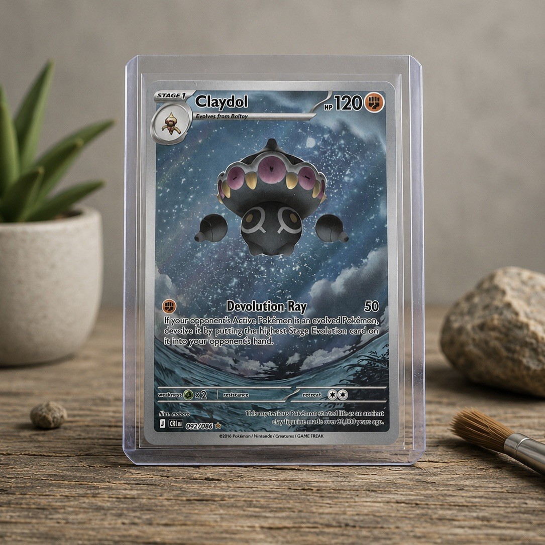 Claydol 092/086 Holo Illustration Rare Chaos Rising Pokemon NM+/Pack Fresh