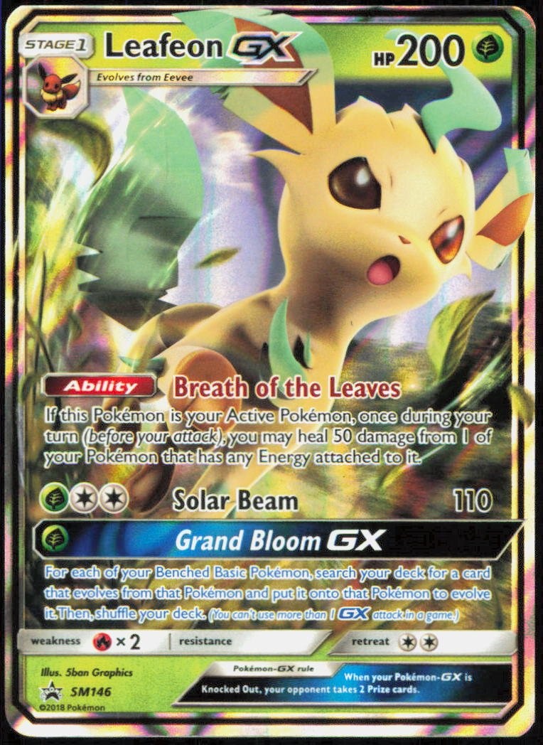 Leafeon GX SM146 SM Promos Promo NM Pokemon TCG