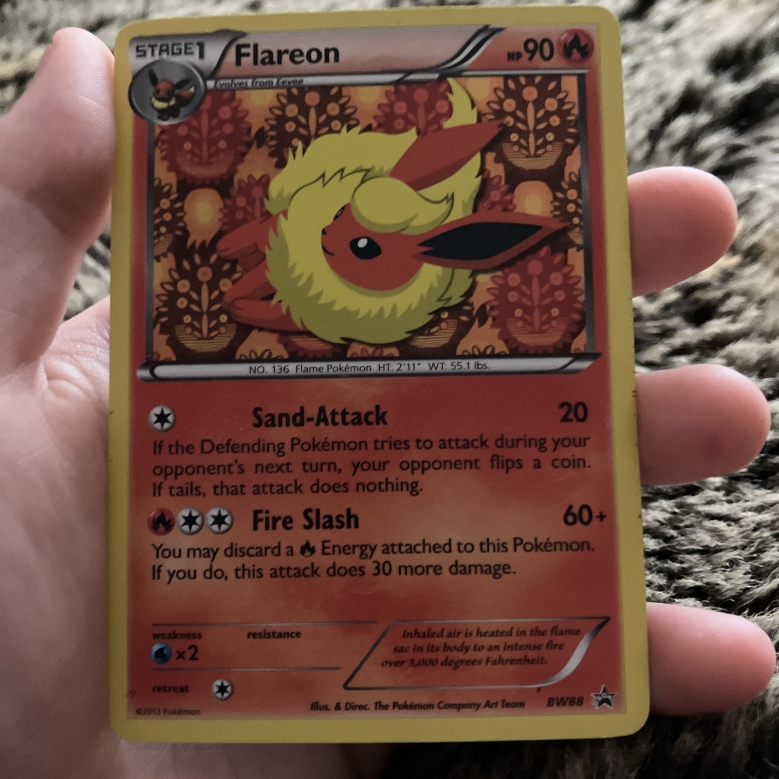 Flareon BW88 Black & White Holo