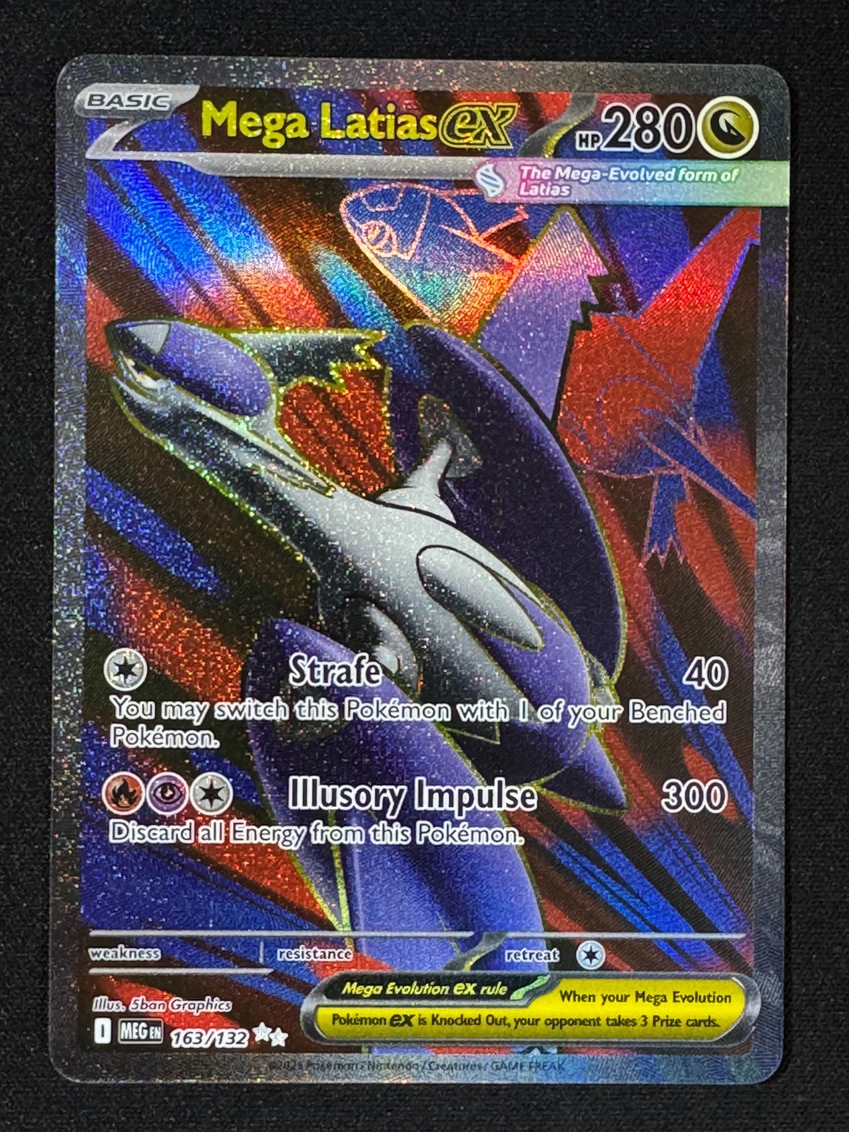 Mega Latias ex 163/132 MEG: Mega Evolution Holo – Pokemon TCG – Near Mint