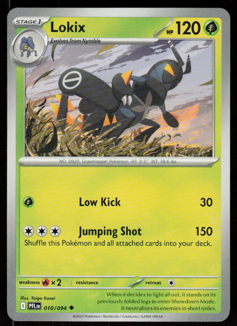Lokix 010/094 Uncommon Phantasmal Flames Pokemon Near Mint