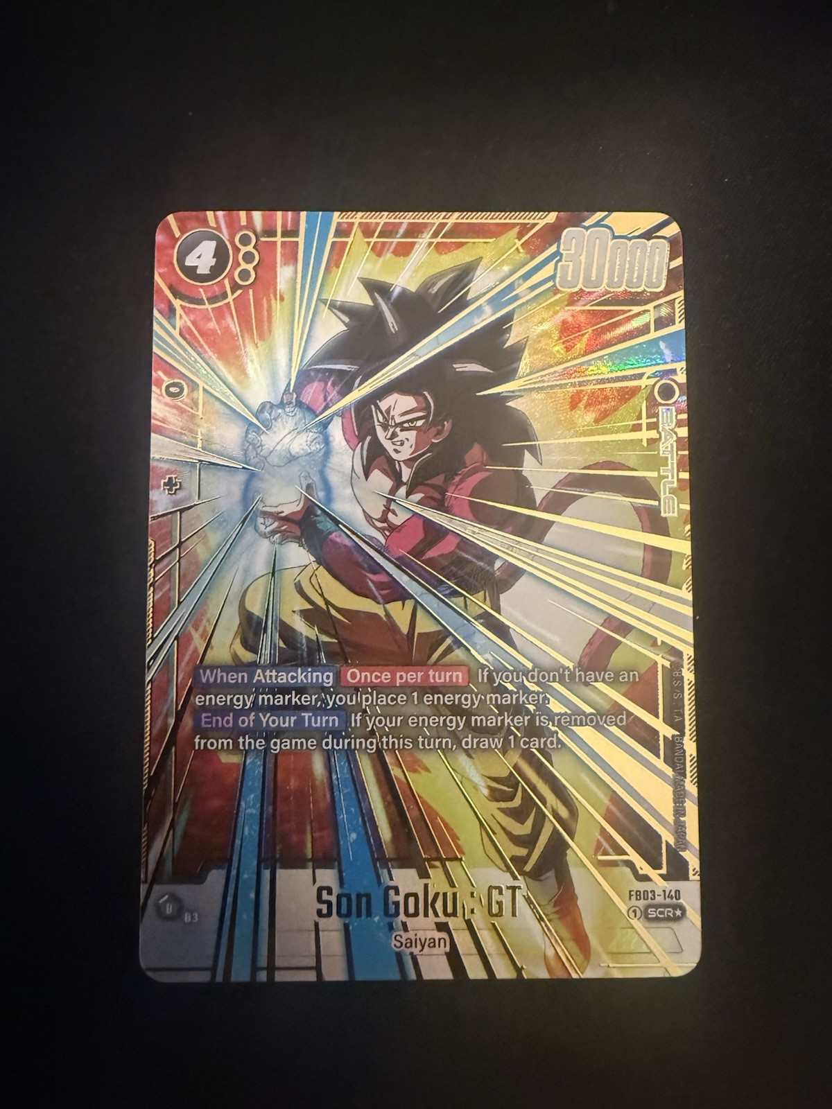 FB03-140 Son Goku : GT (SCR*) – Alternate Art – DB Fusion World: Raging Roar