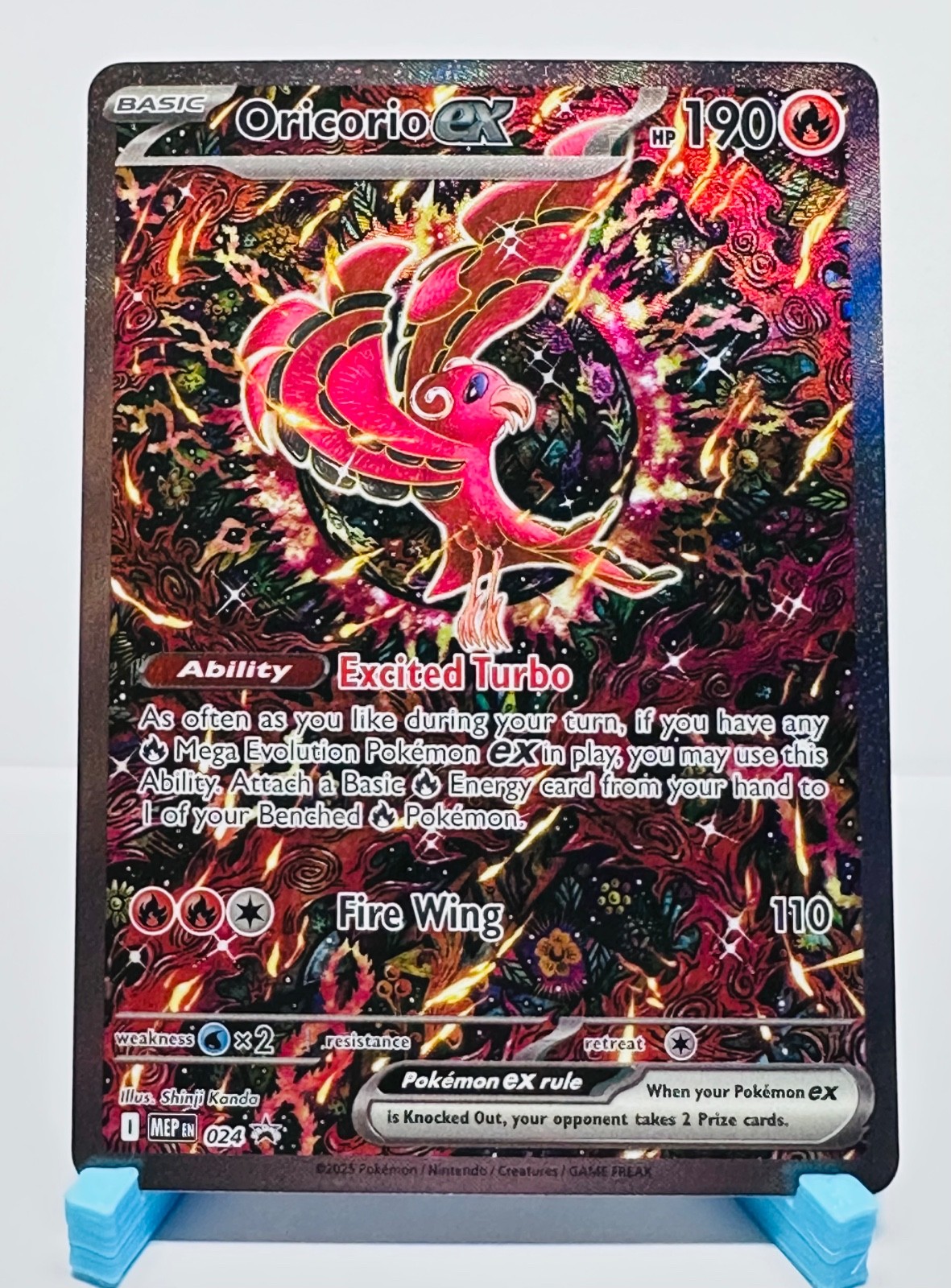 Pokémon Oricorio EX 024 Me: Mega Evolution Promo – NM