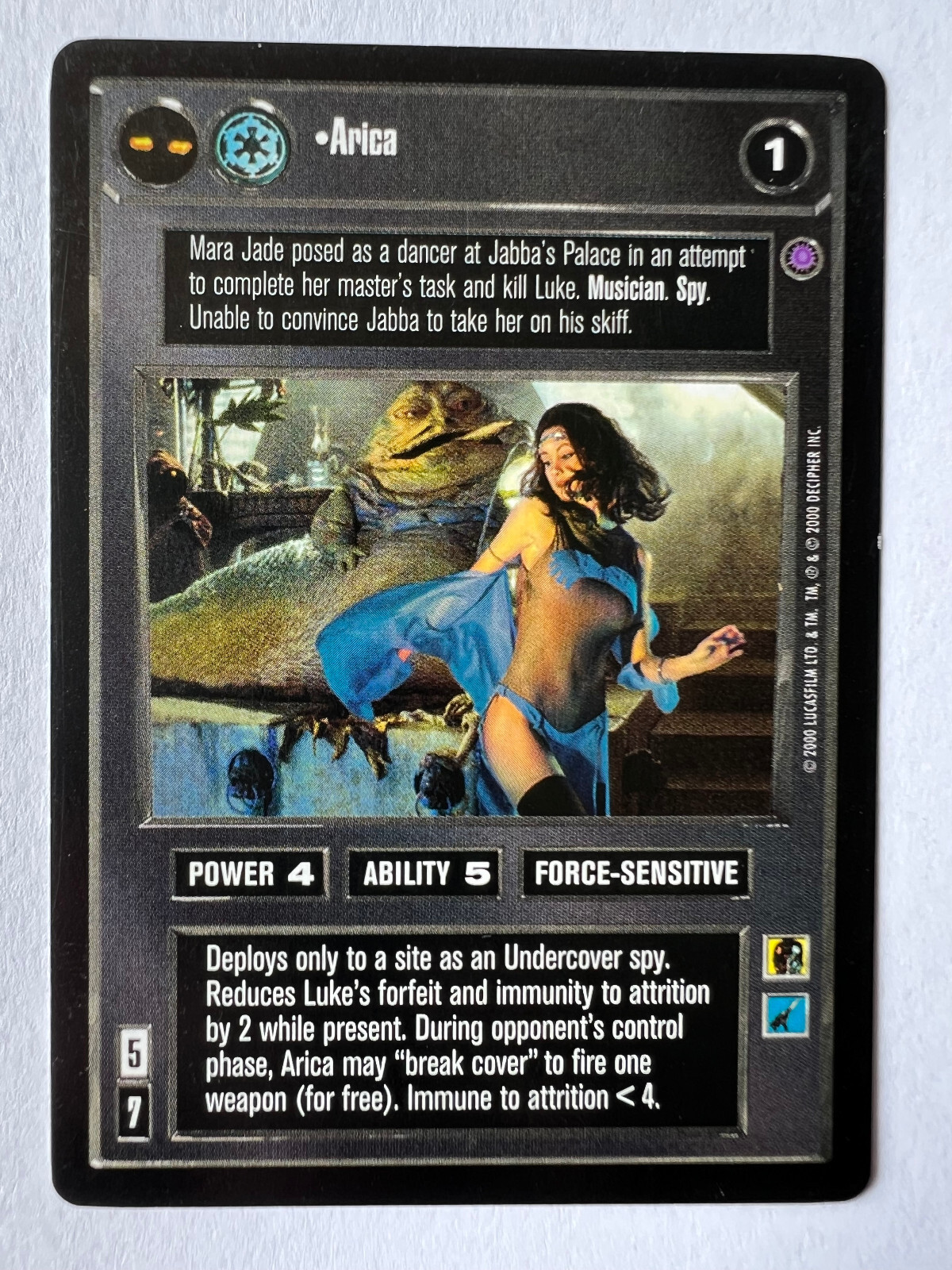 Star Wars CCG Reflections II 2 Premium – Arica SWCCG