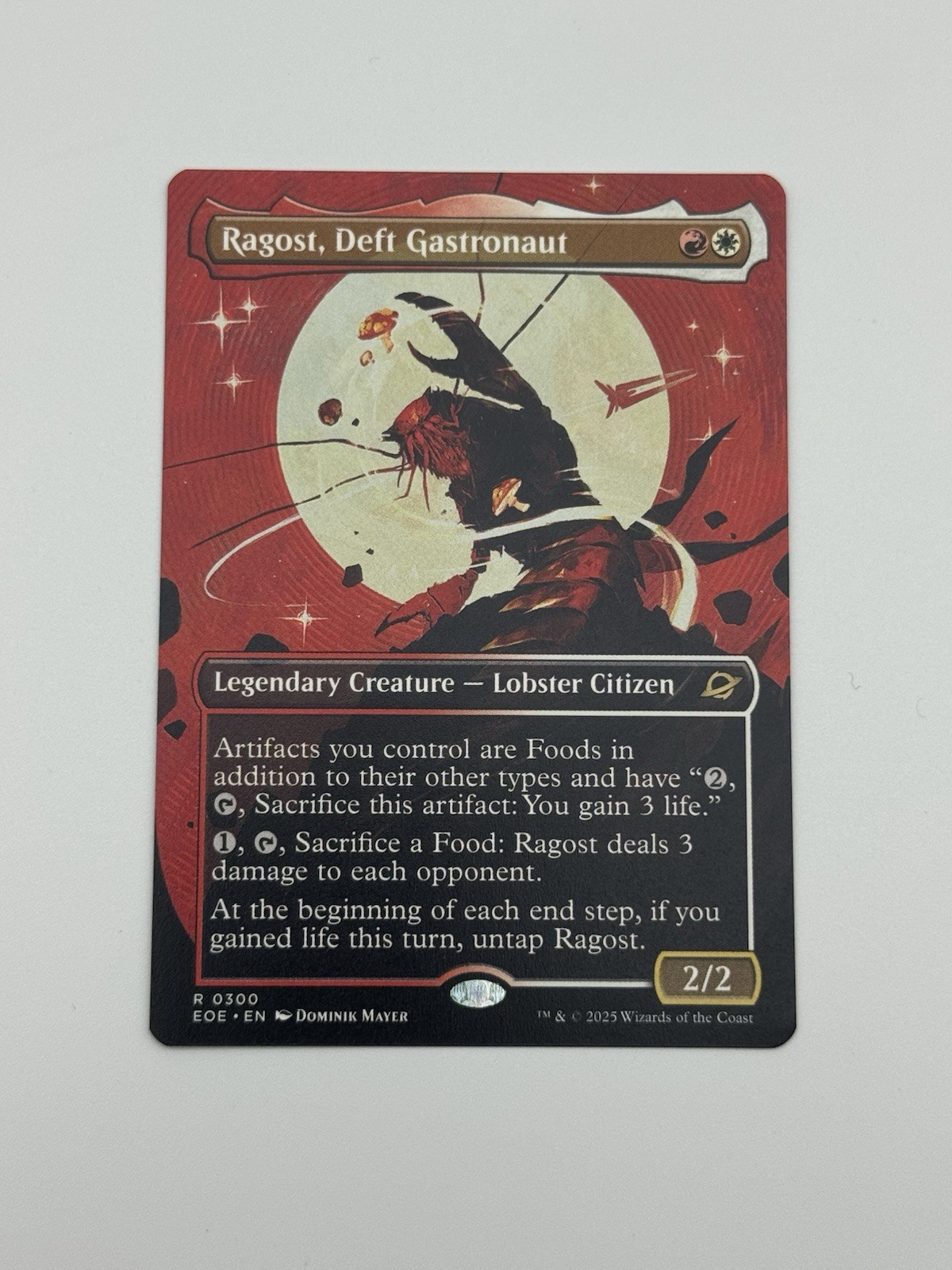 Ragost, Deft Gastronaut (Borderless) #300 (NM) Edge of Eternities EOE Magic MTG