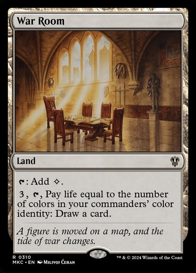 [1x] War Room Near Mint, English MKM Commander Singles MTG Magic