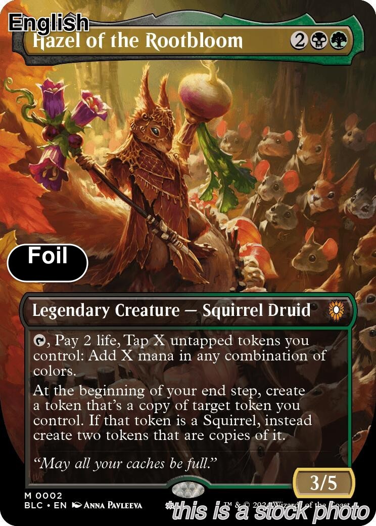 Hazel of the Rootbloom (Borderless) [BLC – 2FoilMagicNMMythicEN