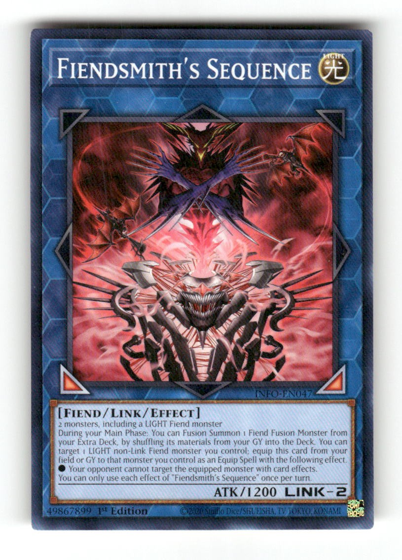 Fiendsmith’s Sequence INFO-EN047 The Infinite Forbidden Yu-Gi-Oh 1st Edition NM
