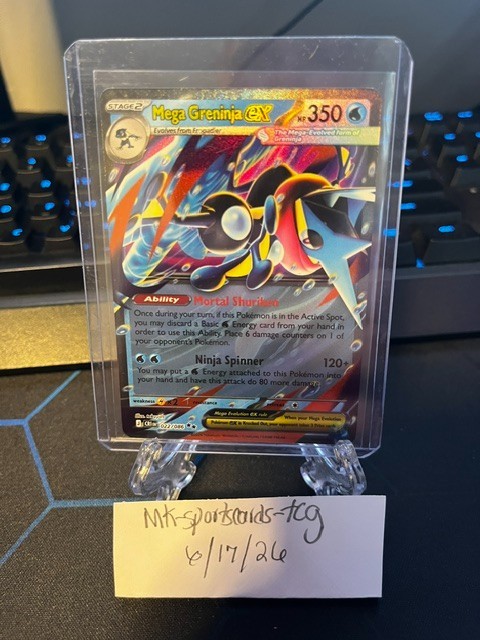 Mega Greninja ex 022/086 Me04: Chaos Rising Holo