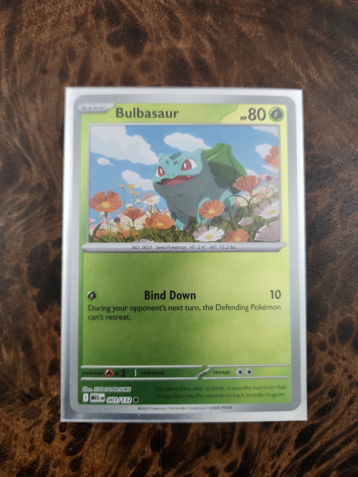 Pokemon Bulbasaur 001/132 Pokemon Day 2025 Promo Mega Evolutions NM
