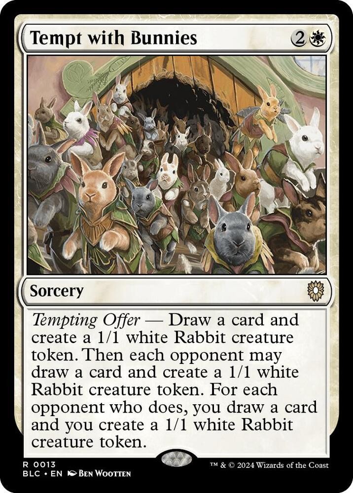 MTG Bloomburrow Commander – Tempt with Bunnies
