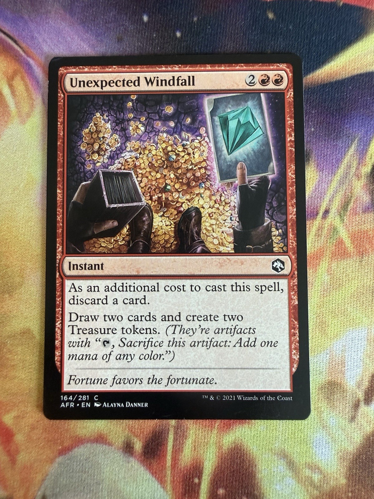 Unexpected Windfall 164 Adventures in the Forgotten Realms MTG NM