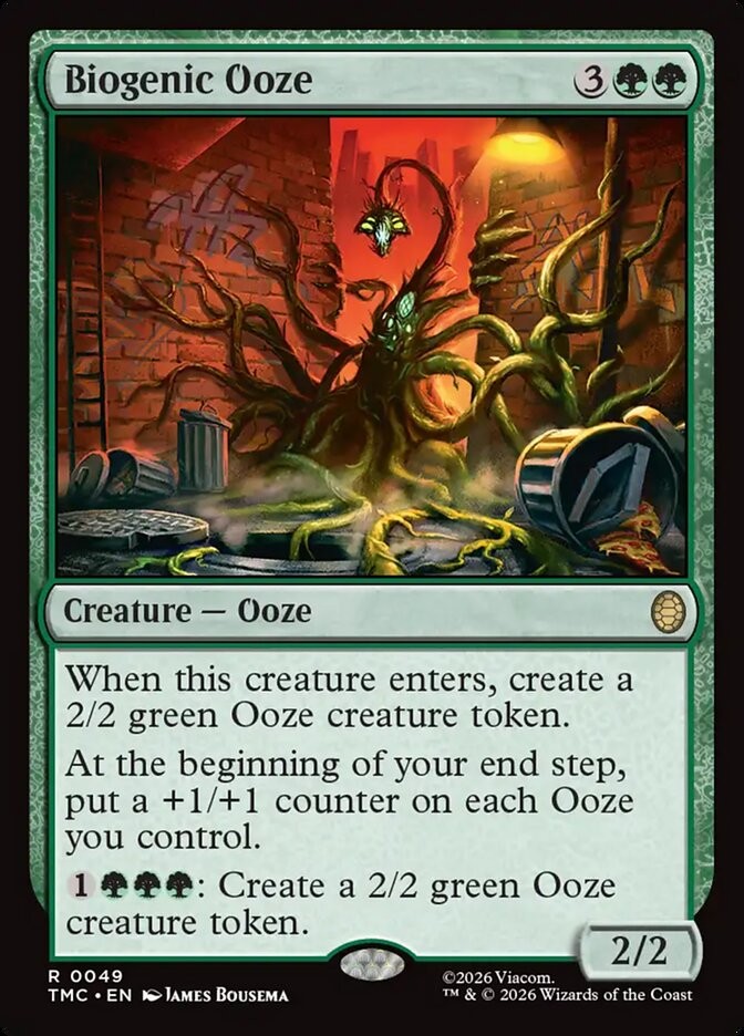 MTG Biogenic Ooze (49/247) Teenage Mutant Ninja Turtles Eternal LP