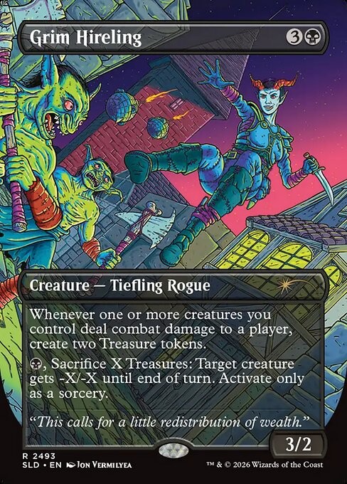 Grim Hireling 2493 R Normal SLD MTG NM