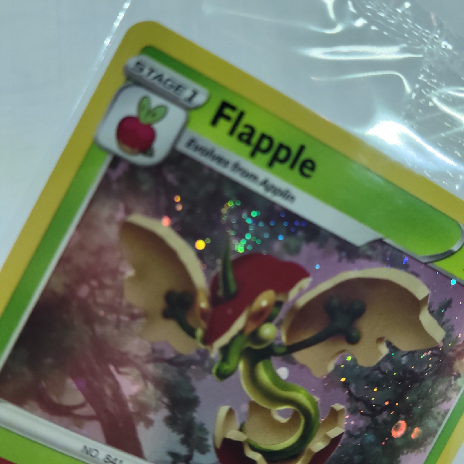 🔥 Pokemon TCG 🔥 Flapple 022/192 Holo 🔥 EB Games Canada Leaf Stamp Promo SWIRL
