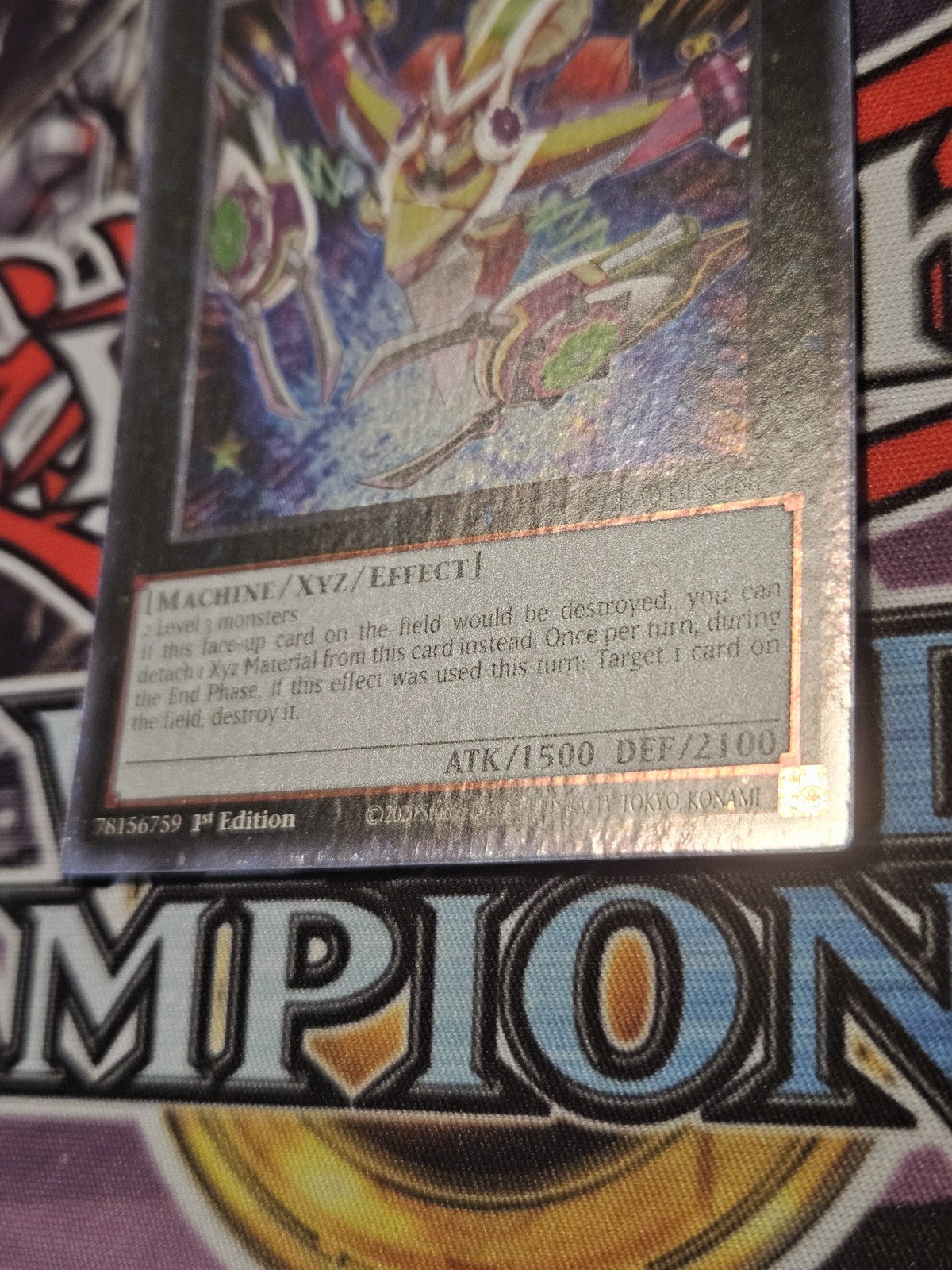 Yu-Gi-Oh MISPRINT WIND-UP ZENMAINES RA04 EN168