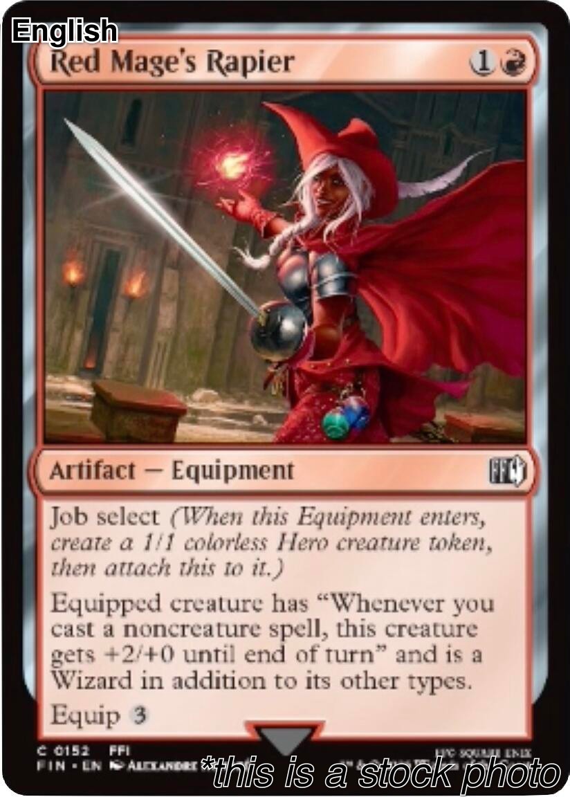 Red Mage’s Rapier [FIN – 152]