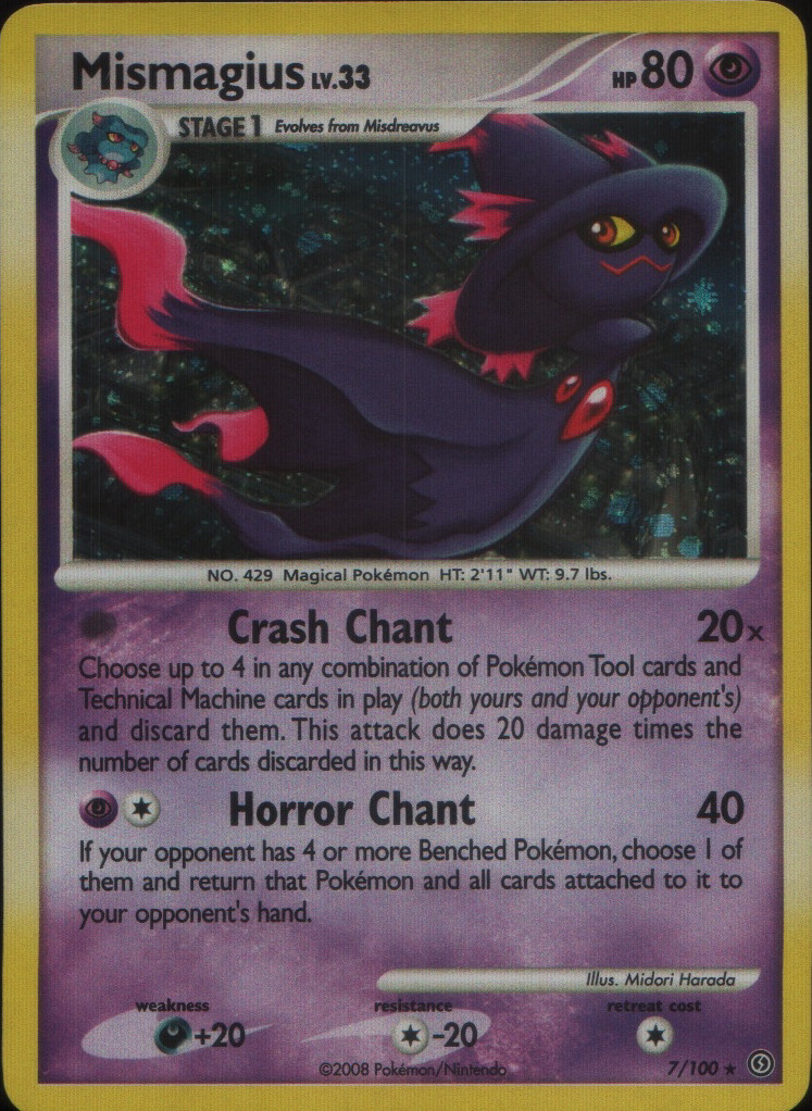 Mismagius Holo Rare Stormfront 7/100 NM
