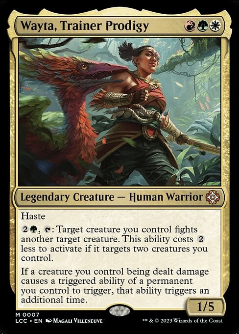 Wayta, Trainer Prodigy – Non-Foil – lcc – 7 | MTG Card