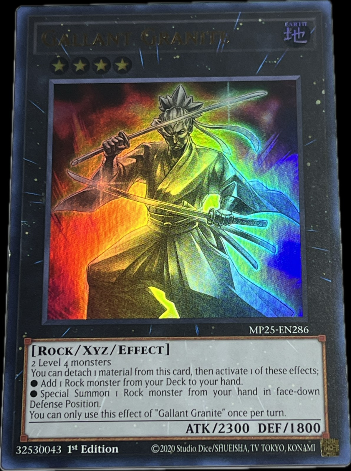 Yu-Gi-Oh Gallant Granite Ultra Rare NEW MP25-EN286