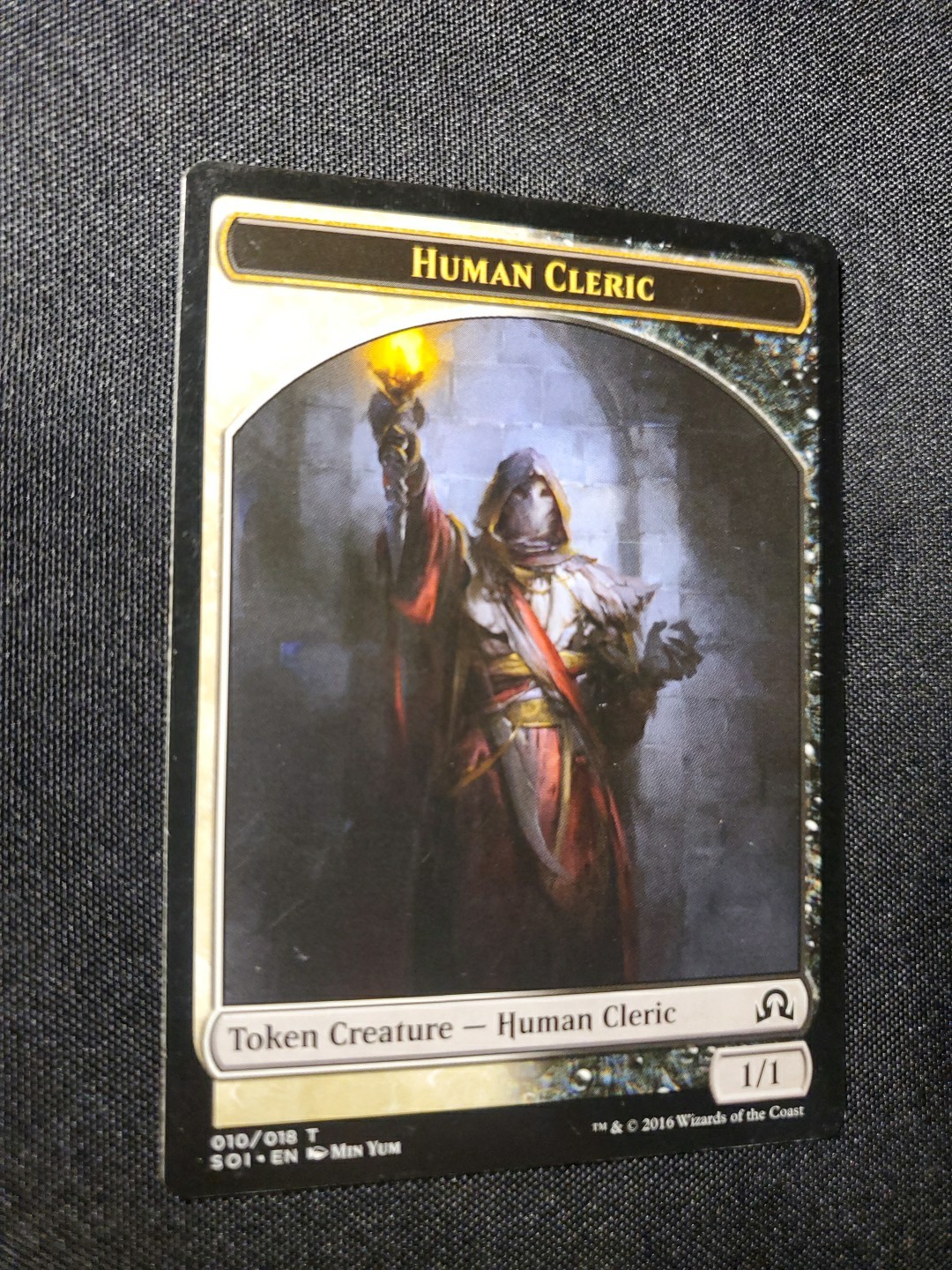 Human Cleric Token Shadows over Innistrad LP Magic The Gathering MTG Tcg See Pic