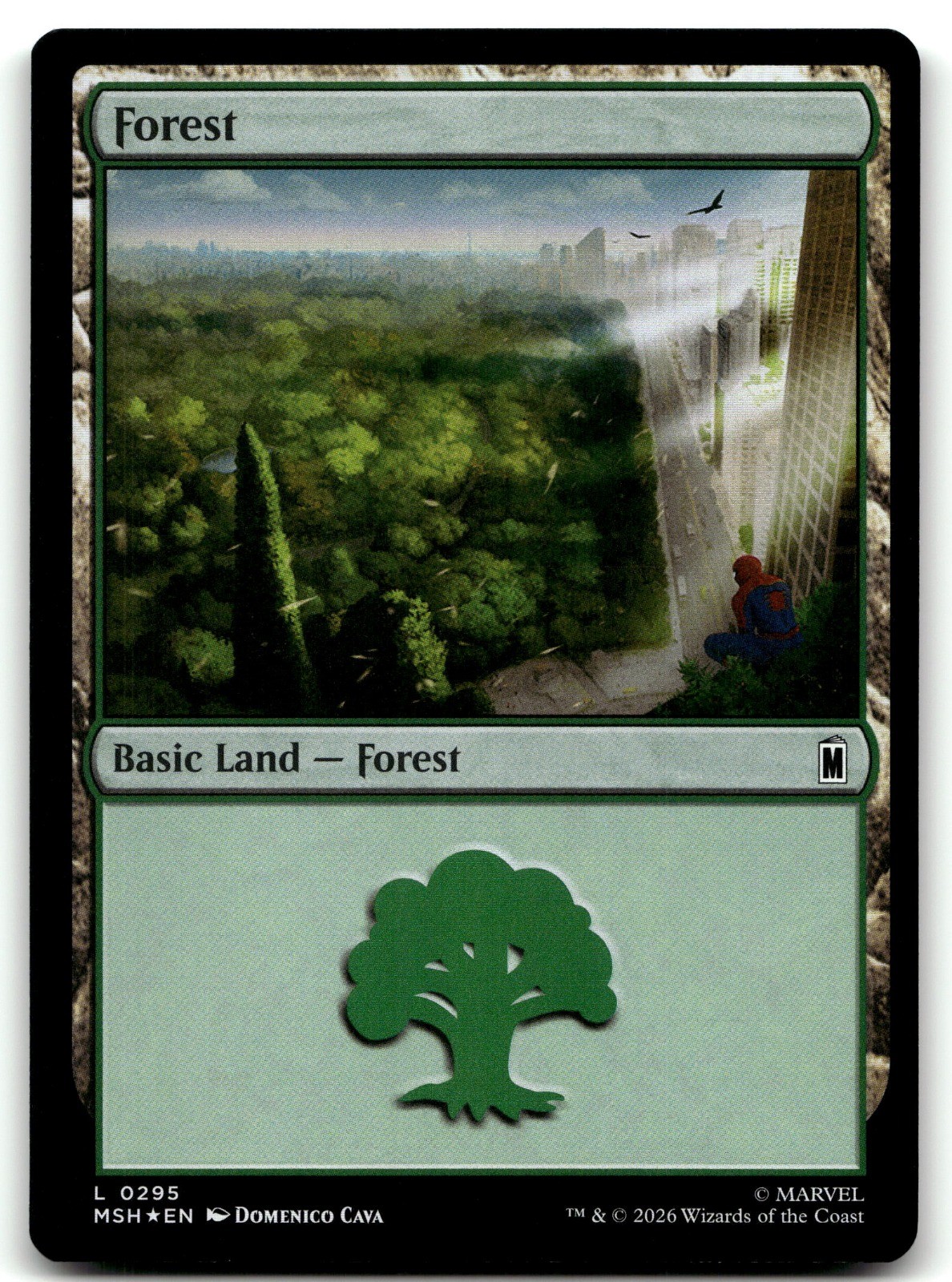 Forest (0295) MTG Foil MSH 295 Green Adam Paquette
