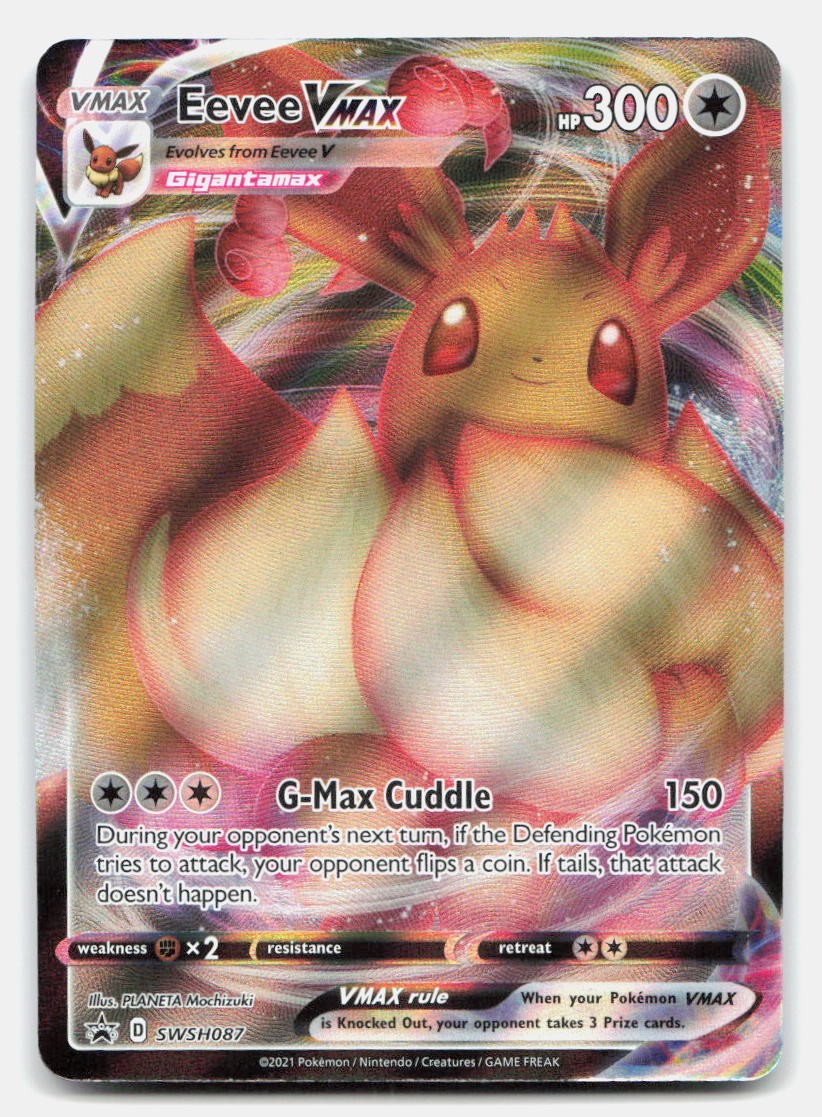 Eevee VMAX SWSH087 Holo Promo Sword & Shield Promo Pokemon NM
