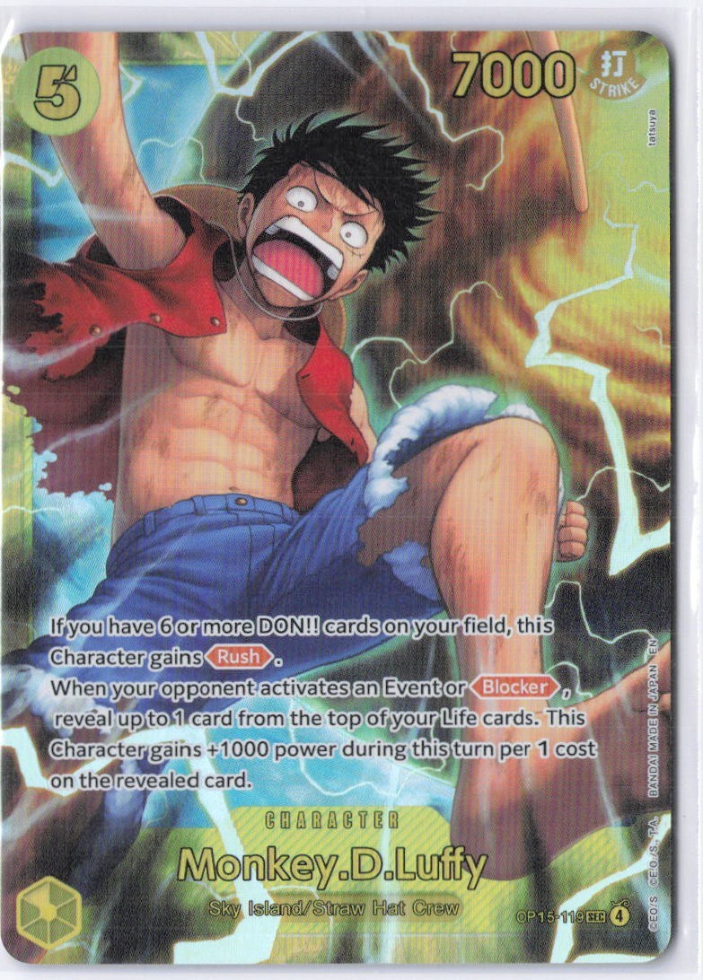 OP15-119 Monkey D. Luffy SEC Near Mint Conditon
