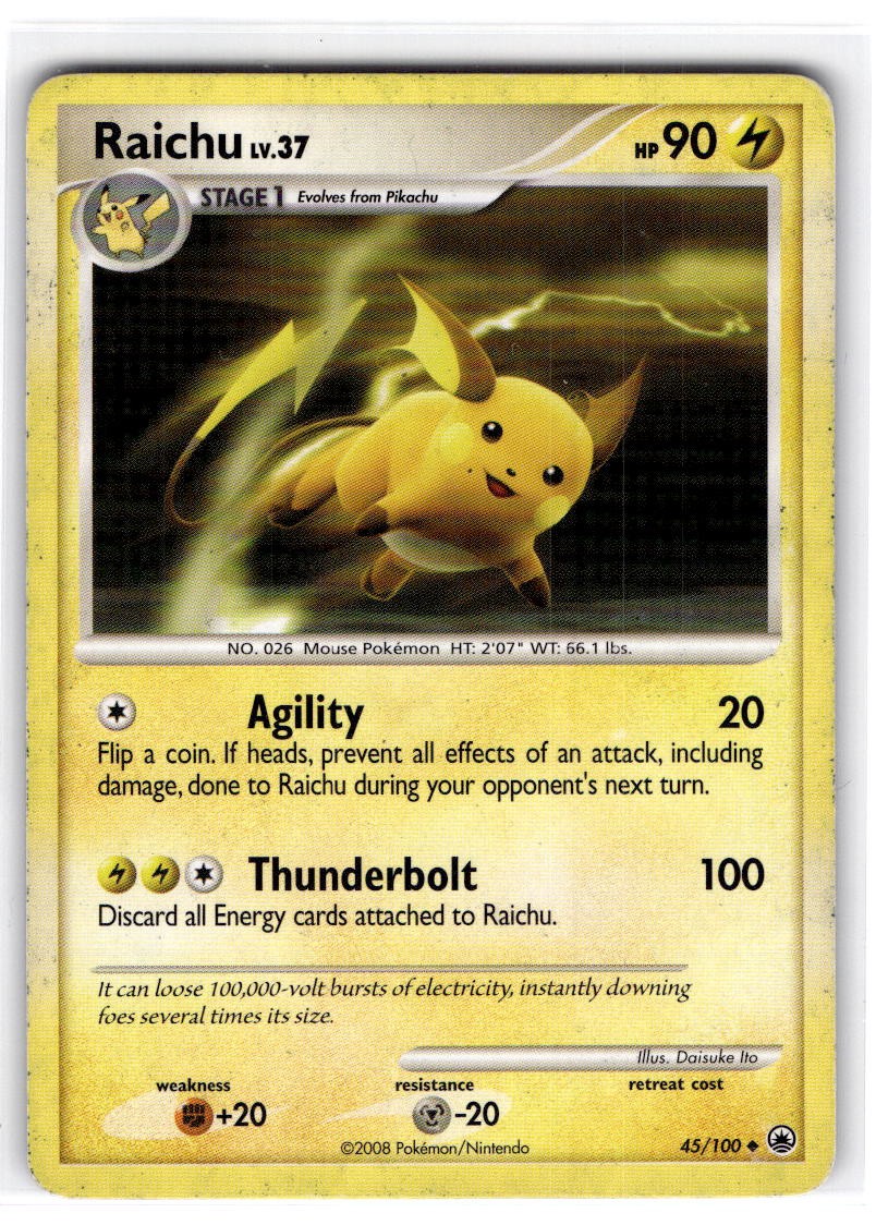 Raichu 45/100 – Uncommon – Majestic Dawn – Moderately Played