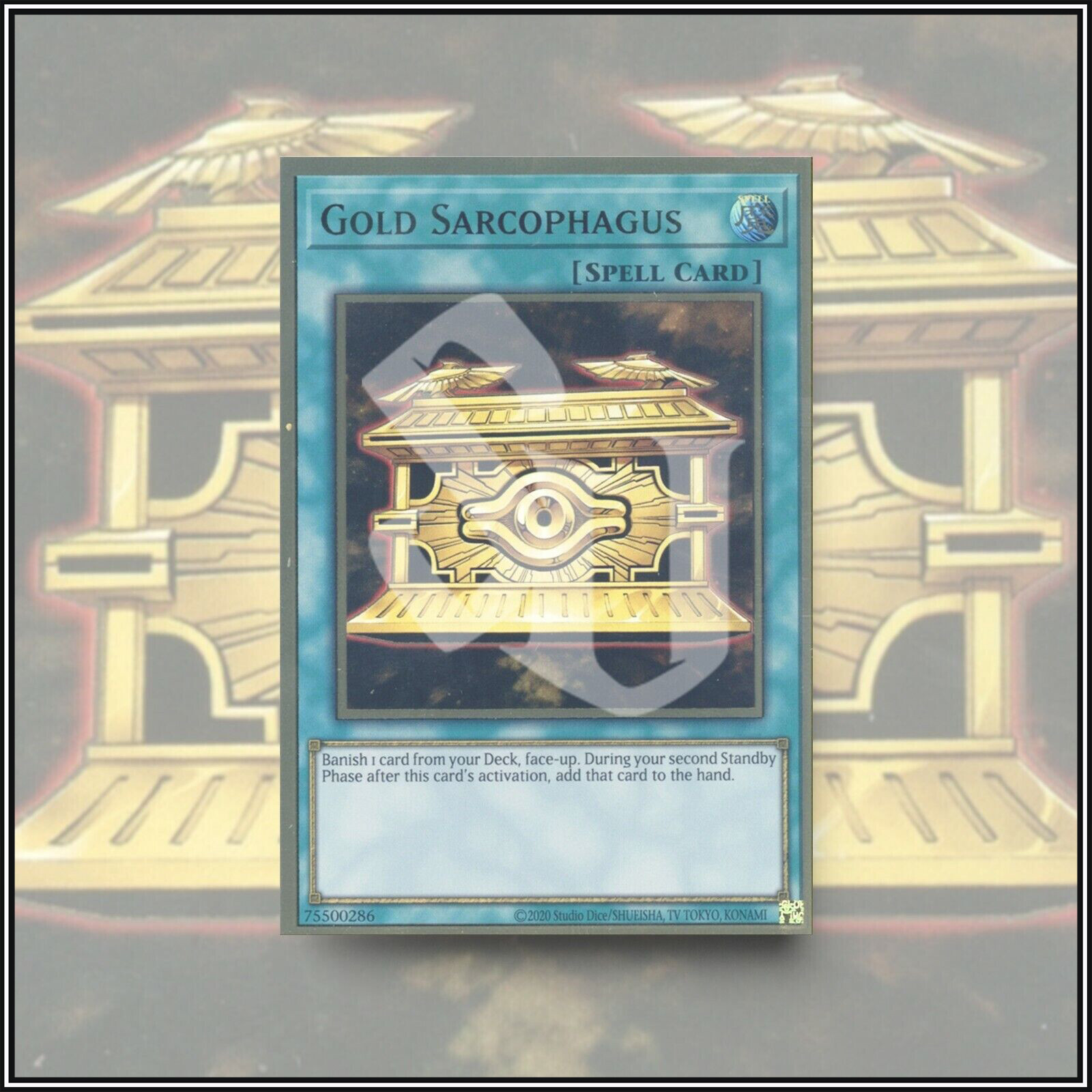 YuGiOh GOLD SARCOPHAGUS | MGED-EN041 Premium Gold Rare 💎
