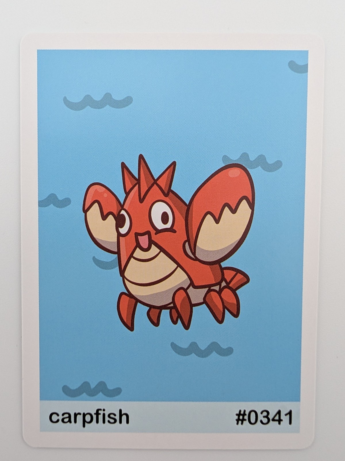 Pookiemoot Gen 3 – Carpfish (Corphish) #0341 – Pokemon Fan Art