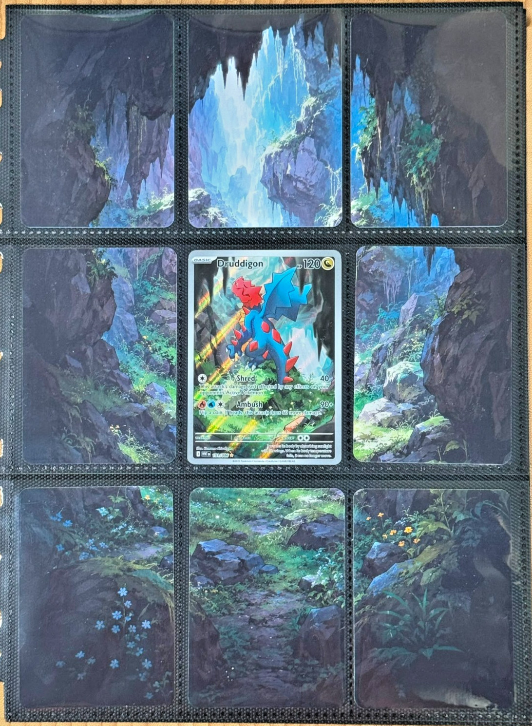 Pokémon Druddigon 151/086 Extended Art Binder Insert