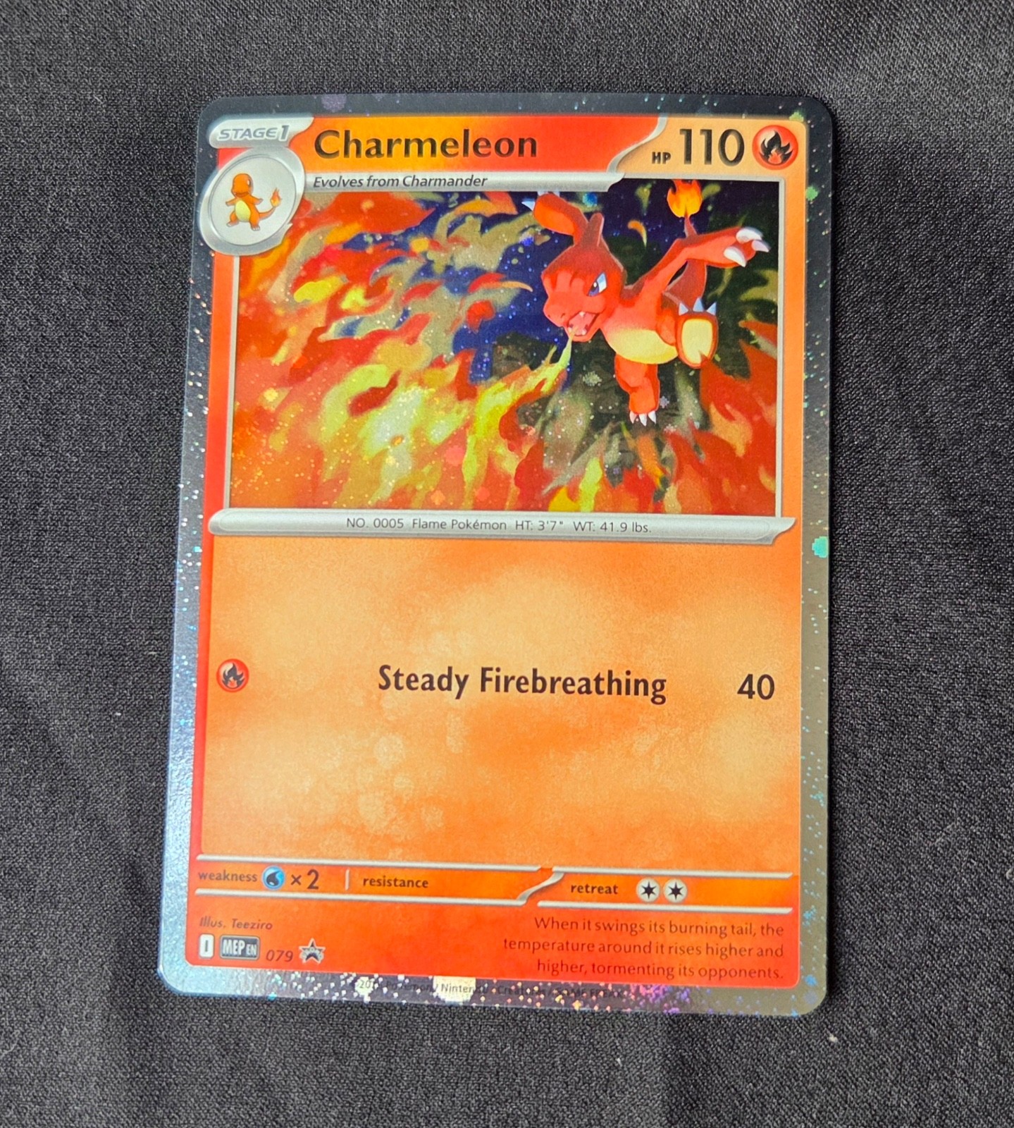 ME: Mega Evolution Promo #079 Charmeleon Black Star Promo NM