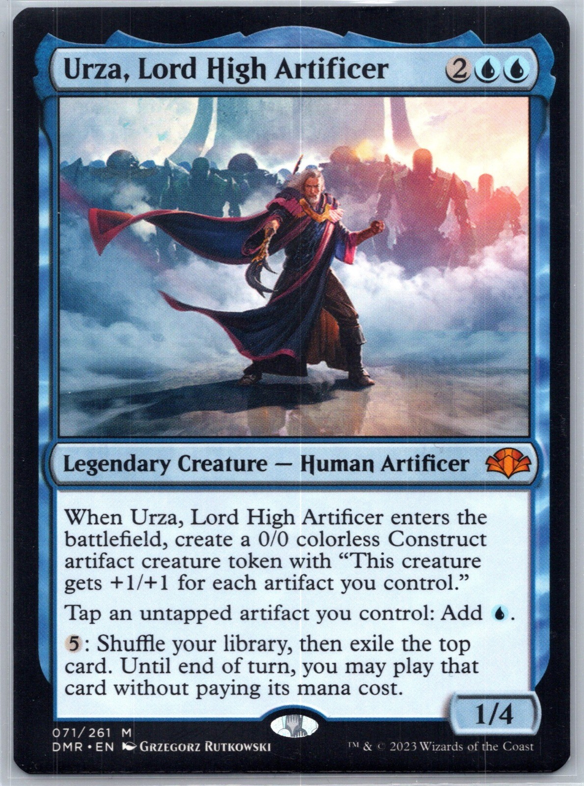 Urza, Lord High Artificer M Dominaria Remastered 71 NM