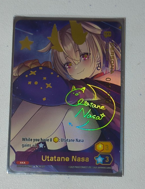 Oshi Push TCG Utatane Nasa Serialized card 11/100