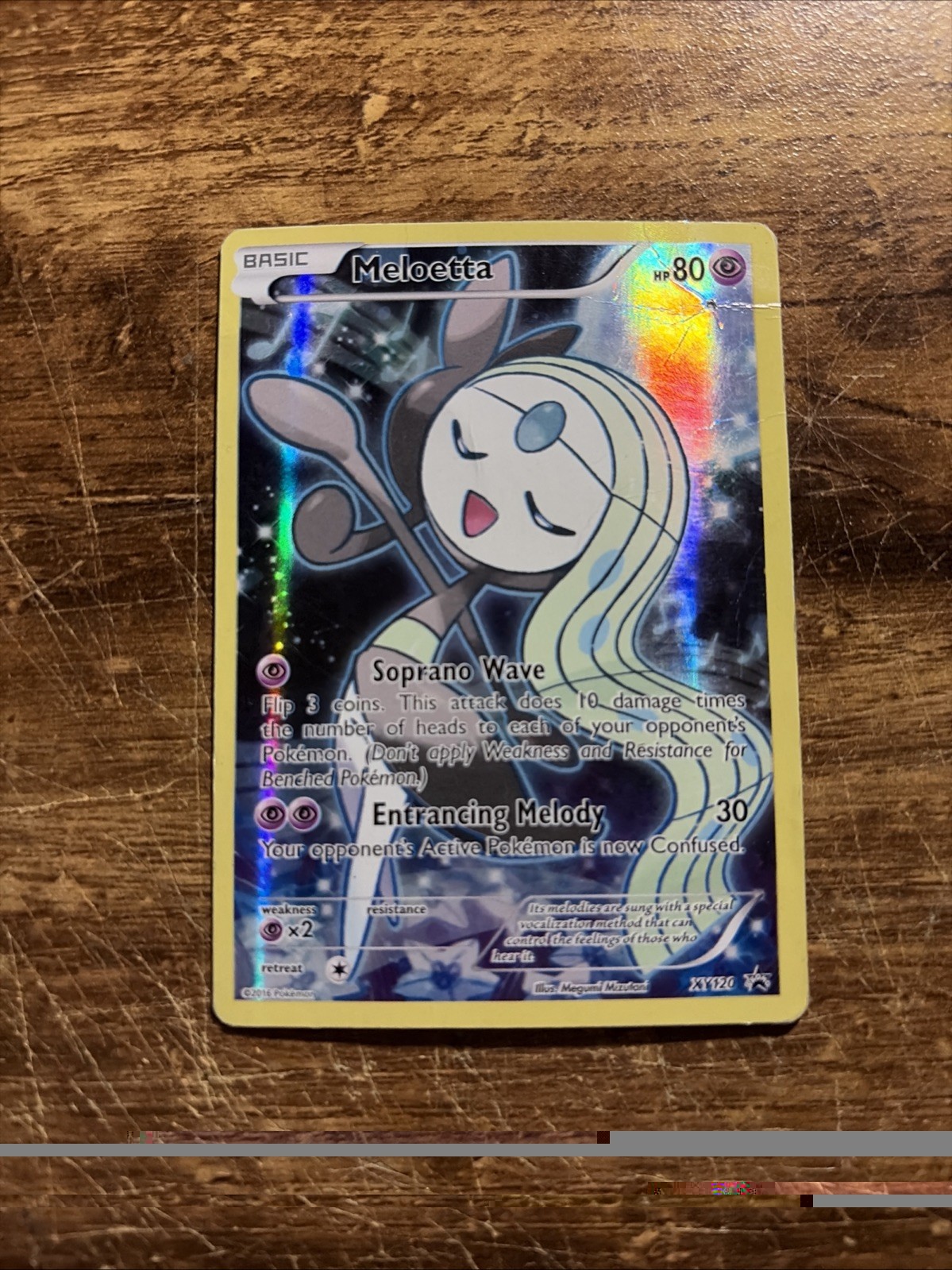 Meloetta XY120 XY Holo