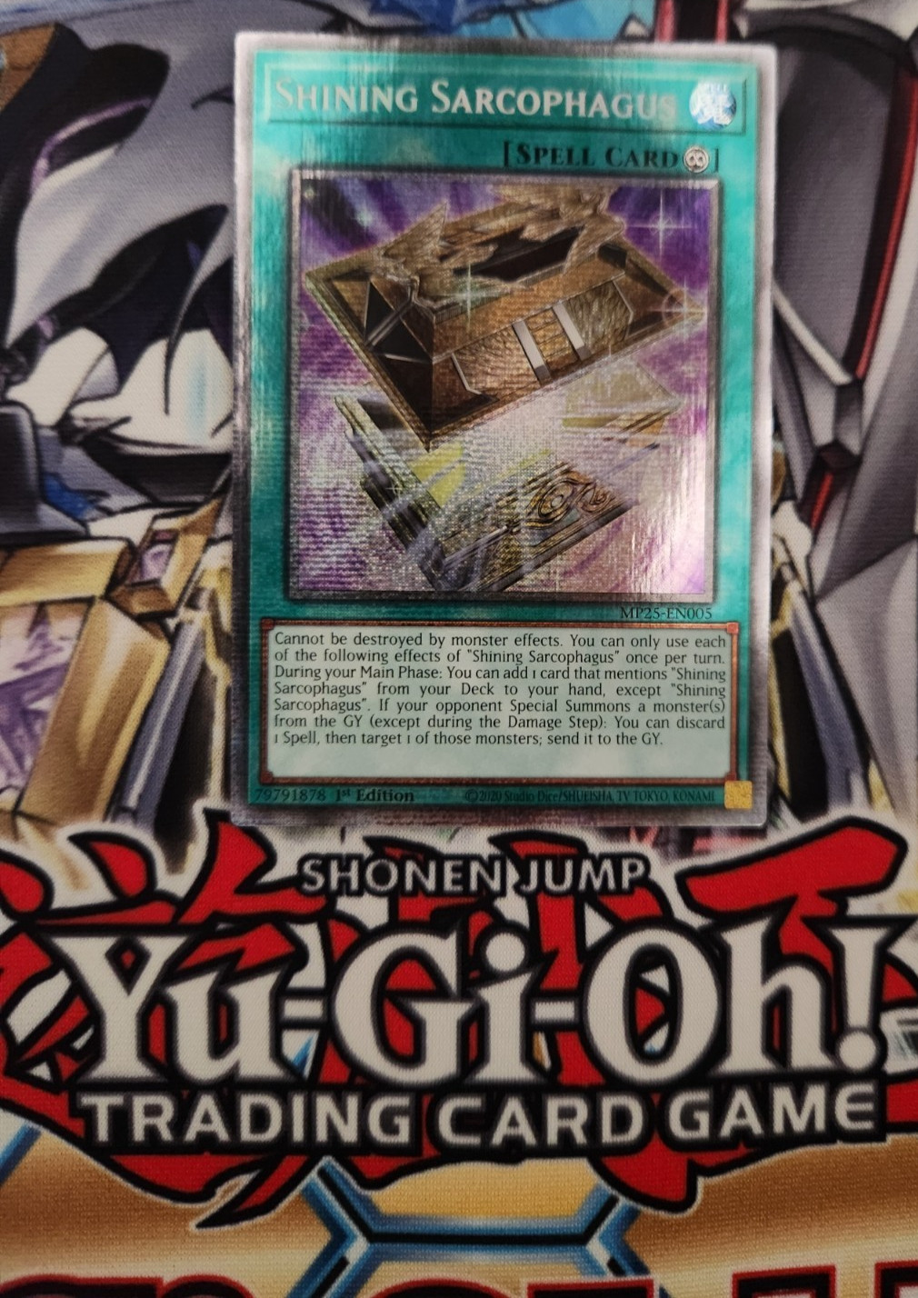 Yu-Gi-Oh! Shining Sarcophagus MP25-EN005 1st Edition Starlight Rare!!!
