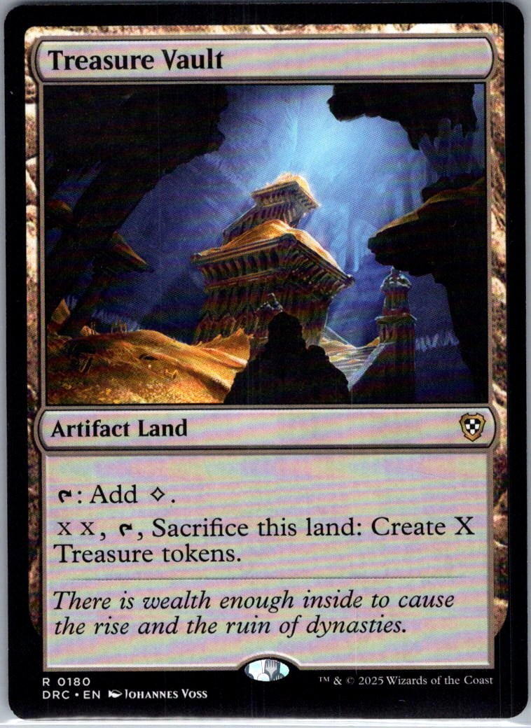 Treasure Vault – 180 – Commander: Aetherdrift – Magic MTG – NM – B3G1