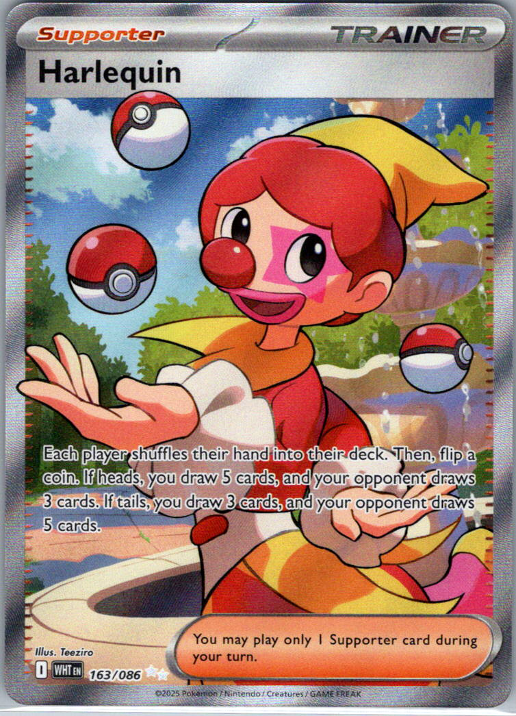 Harlequin Ultra Rare SV: White Flare 163/086 NM 2025 Teeziro