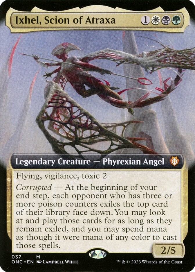 MTG Ixhel, Scion of Atraxa (37/208) Phyrexia All Will Be One Commander LP