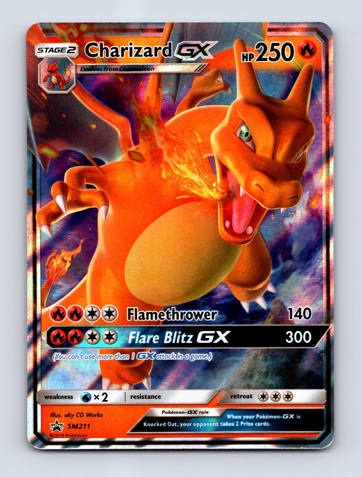 Charizard GX SM211 Black Star Promo Hidden Fates (2019) – NM